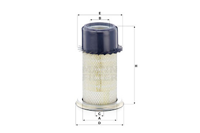 Filtro aria MANN-FILTER C 21 012