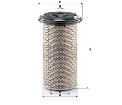 Filtro aria MANN-FILTER C 24 650/3