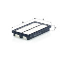 Filtro aria MANN-FILTER C 25 034