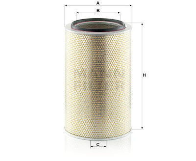 Filtro aria MANN-FILTER C 33 1600/2