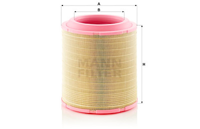 Filtro aria MANN-FILTER C 37 1830/2