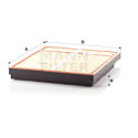Filtro aria MANN-FILTER C 64 1500/1