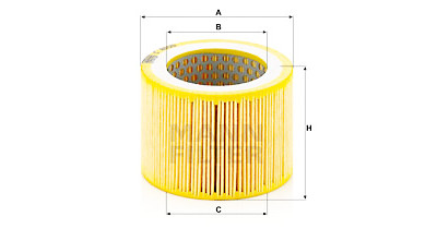 Filtro aria MANN-FILTER C 8005