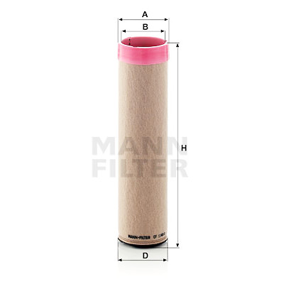 Filtro aria supplementare MANN-FILTER CF 1140/2