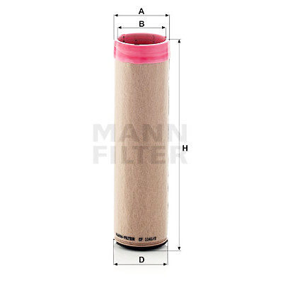 Filtro aria supplementare MANN-FILTER CF 1141/2