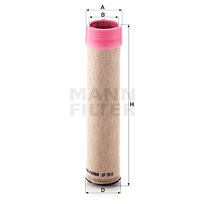 Filtro aria supplementare MANN-FILTER CF 75/2