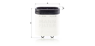 Filtro aria MANN-FILTER CP 27 001