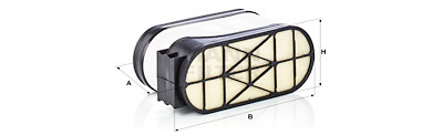 Filtro aria MANN-FILTER CP 33 280