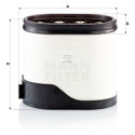 Filtro aria MANN-FILTER CP 38 001
