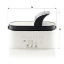 Filtro aria MANN-FILTER CP 50 002