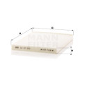 Filtro aria abitacolo MANN-FILTER CU 27 003