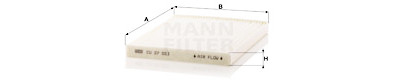 Filtro aria abitacolo MANN-FILTER CU 27 003