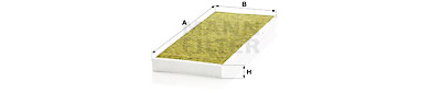 Filtro, Aria abitacolo