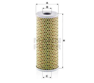 Filtro olio MANN-FILTER H 729