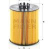 Filtro olio MANN-FILTER HU 12 015 x
