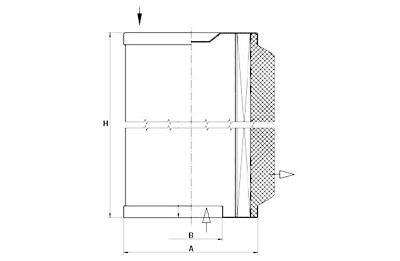 Filtro, Tecnica aria compressa
