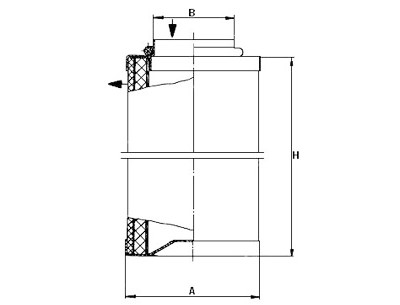 Filtro, Tecnica aria compressa