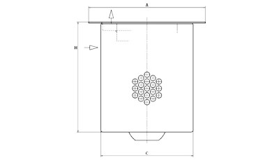 Filtro, Tecnica aria compressa