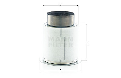 Filtro, Tecnica aria compressa