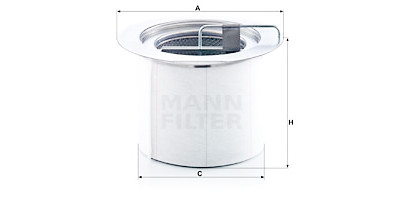 Filtro, Tecnica aria compressa
