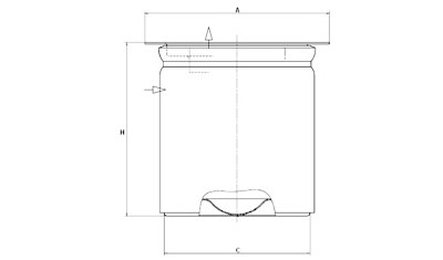 Filtro, Tecnica aria compressa