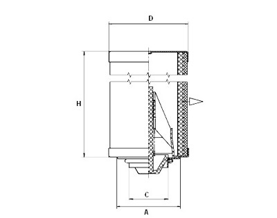 Filtro, Tecnica aria compressa
