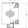 Filtro, Tecnica aria compressa