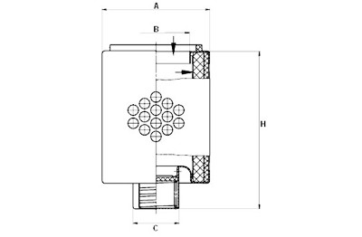 Filtro, Tecnica aria compressa