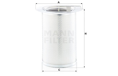 Filtro, Tecnica aria compressa