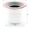 Filtro, Tecnica aria compressa