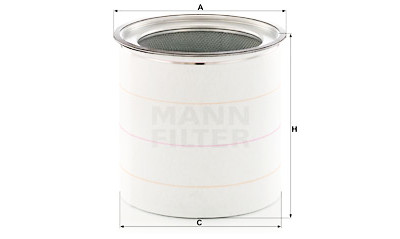Filtro, Tecnica aria compressa