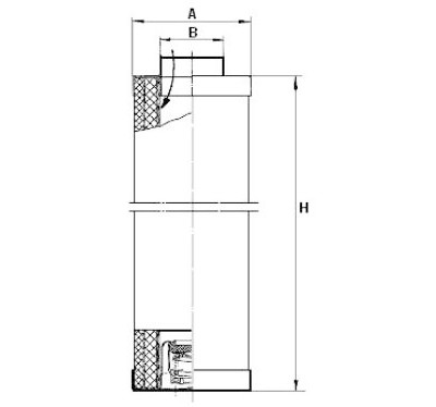 Filtro, Tecnica aria compressa