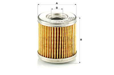 Filtro olio MANN-FILTER MH 53/1