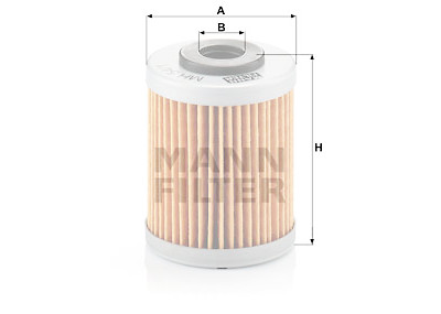 Filtro olio MANN-FILTER MH 54/1