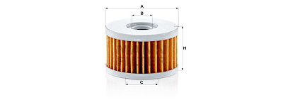 Filtro olio MANN-FILTER MH 68
