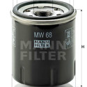 Filtro olio MANN-FILTER MW 68