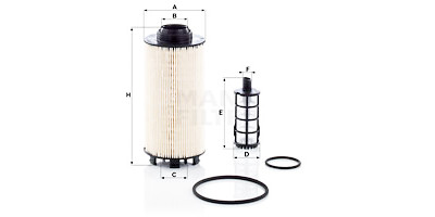 Filtro carburante MANN-FILTER PU 8010-2 x