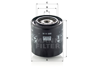 Filtro olio MANN-FILTER W 11 008