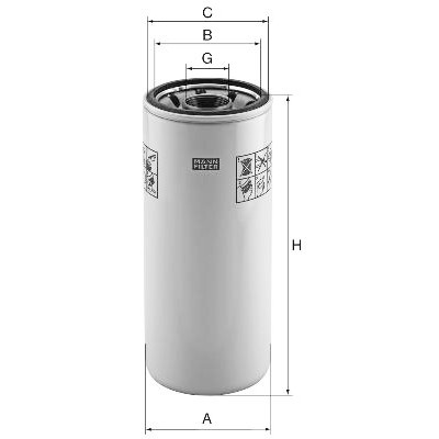 Filtro olio MANN-FILTER W 11 011