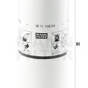 Filtro olio MANN-FILTER W 11 102/34