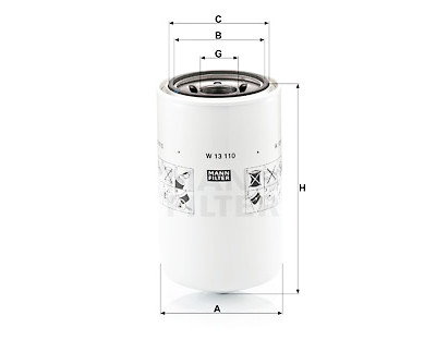 Filtro olio MANN-FILTER W 13 110