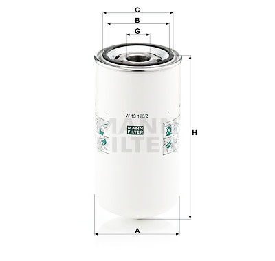 Filtro olio MANN-FILTER W 13 120/2
