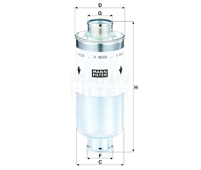 Filtro olio MANN-FILTER W 8033