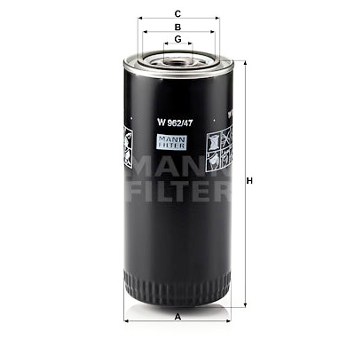 Filtro olio MANN-FILTER W 962/47