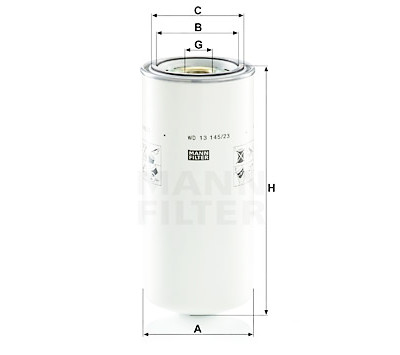 Filtro olio MANN-FILTER WD 13 145/23