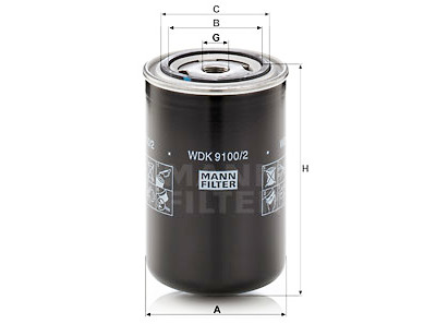 Filtro carburante MANN-FILTER WDK 9100/2
