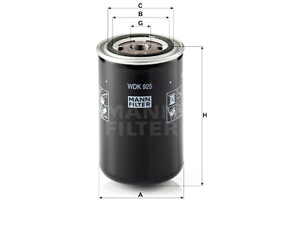Filtro carburante MANN-FILTER WDK 925