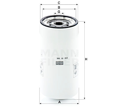 Filtro carburante MANN-FILTER WK 10 022