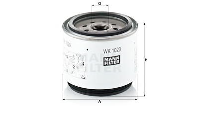 Filtro carburante MANN-FILTER WK 1020 x