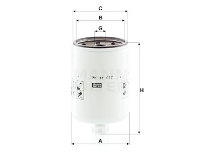 Filtro carburante MANN-FILTER WK 11 017